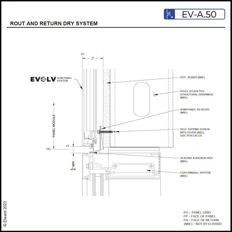 Rout Return Dry | Commercial Wall Paneling & Cladding Systems | Elward